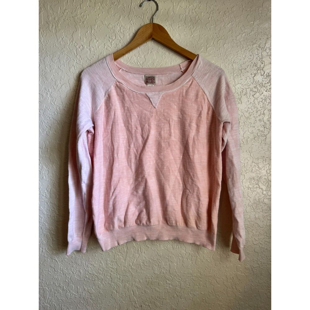 Canyon River Blues Pink Crewneck Sweater Pullover Women’s Large